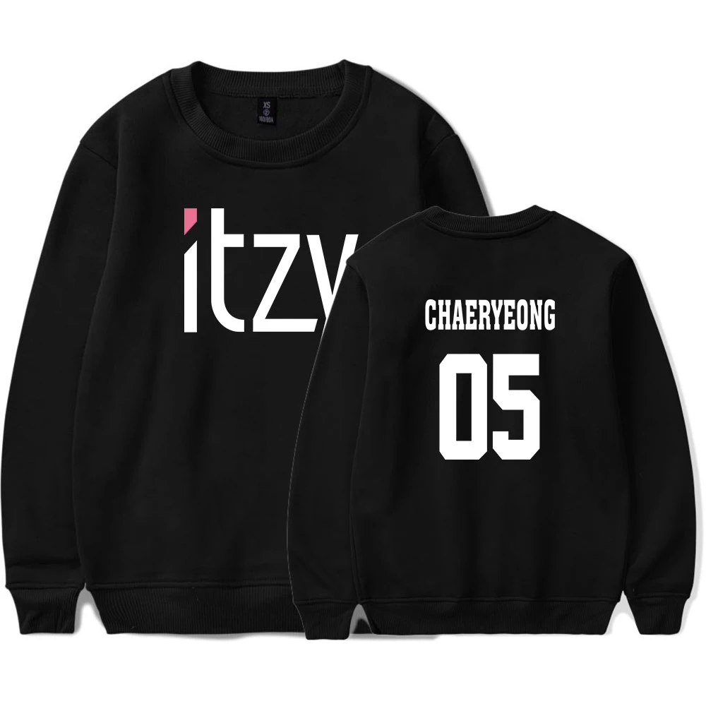 Толстовка с капюшоном Kpop MIXNINE ITZY YUNA RYUJIN CHAERYEONG LIA YEJI корейский стиль Мужская одежда
