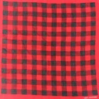 WINFOX Новый Модный хлопковый красный белый синий цвет клетчатая бандана шарф для женщин