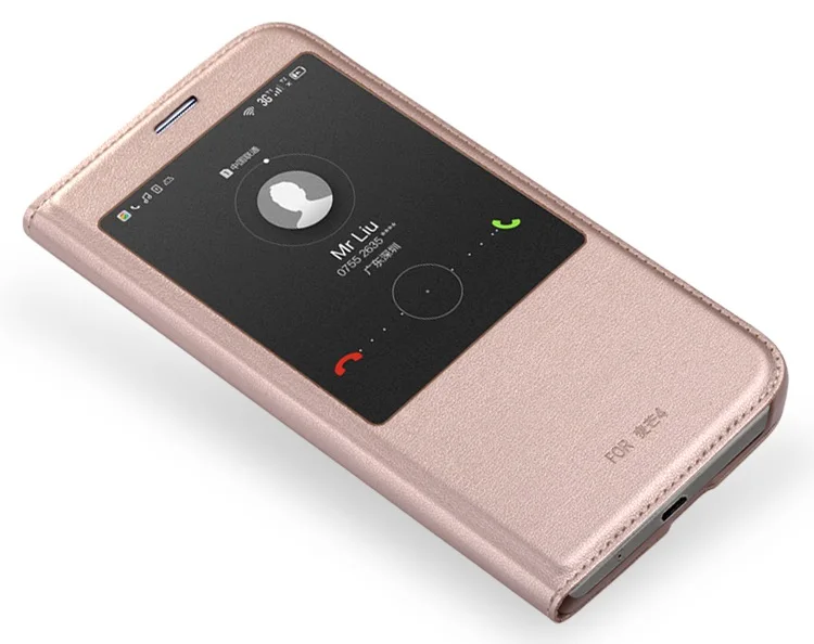 Cases For Huawei G8 View Window Flip Cover Back Case for G8/G7 Plus D199 | Мобильные телефоны и аксессуары