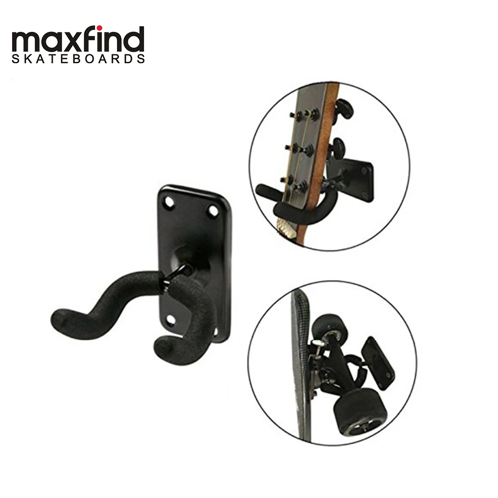 

Держатель Maxfind подвесной крючок для гитары, настенное крепление, стойка, кронштейн, дисплей, подходит для гитары, баса или большинства