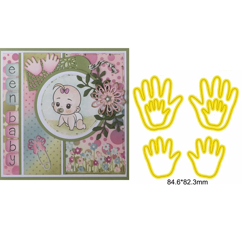 Мини штампы ручной работы металлические Вырубные фотоальбом тиснение для