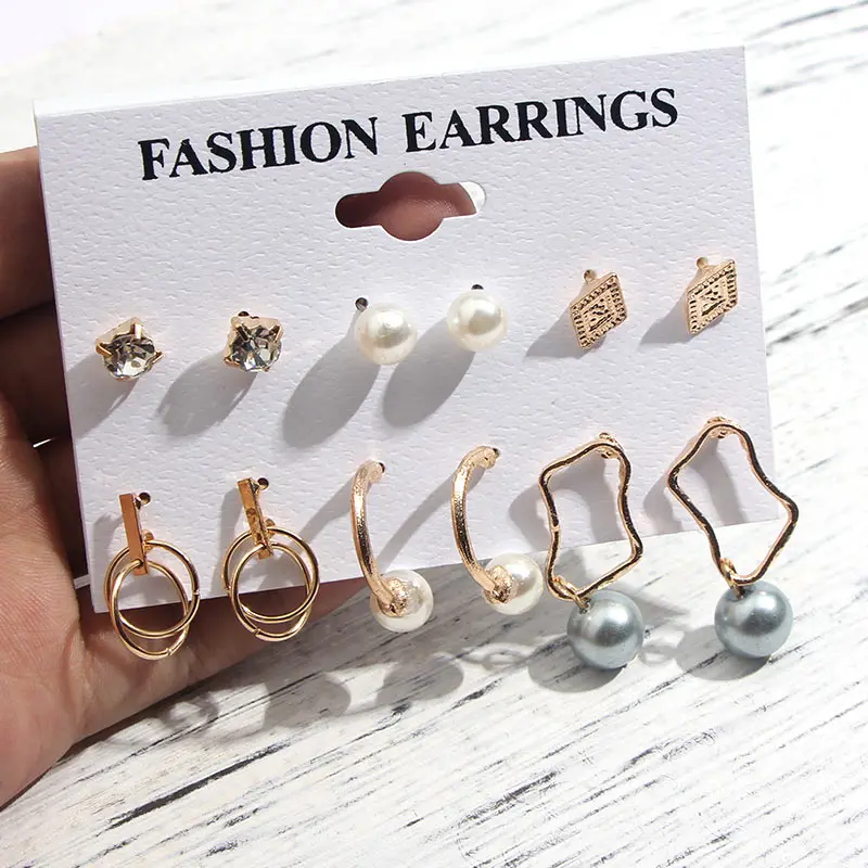 JJFOUCS модный дизайн длинные висячие серьги кисточки искусственные геометрические