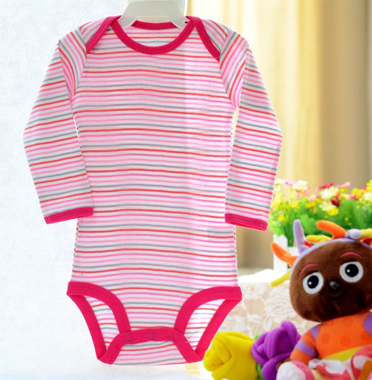 Комбинезон для новорожденных из натурального хлопка с длинным рукавом 3/4/5