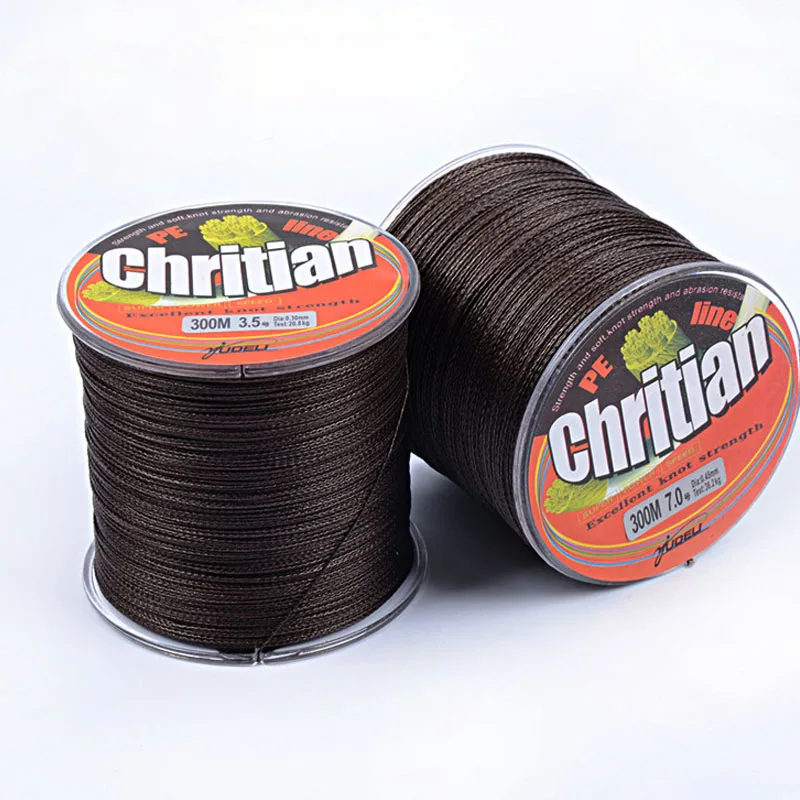 4 тканый 300 м PE большое лошадь основной линии морское рыболовное укус