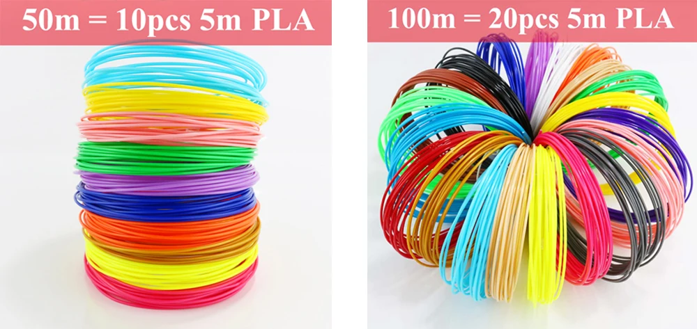 Myriwell 3D Ручка ЖК-экран Usb зарядка Usb 3d принтер ручка 50 м/100 м 1,75 мм ABS PLA PCL нити Рождественский подарок для детских игрушек