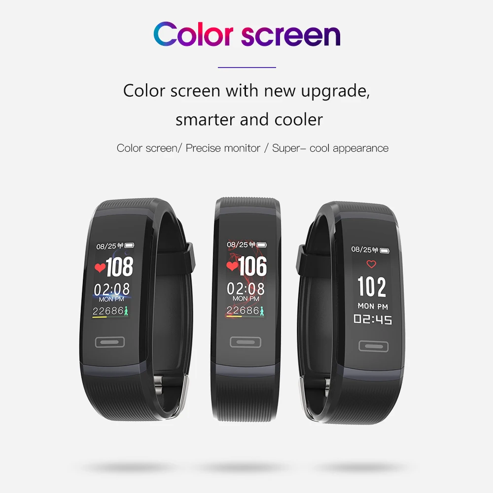 Elephone MGcool Band 5 умный Браслет спортивный беспроводной фитнес-трекер монитор сердечного ритма Smartband для IOS/Android