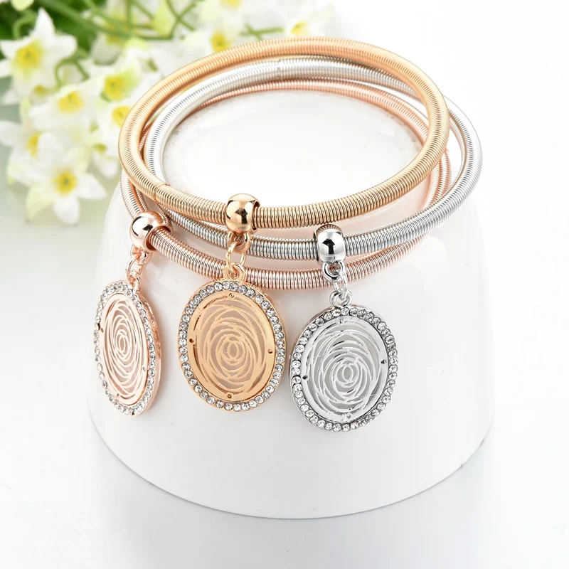 3 шт./комплект женский браслет ручной работы с кристаллами