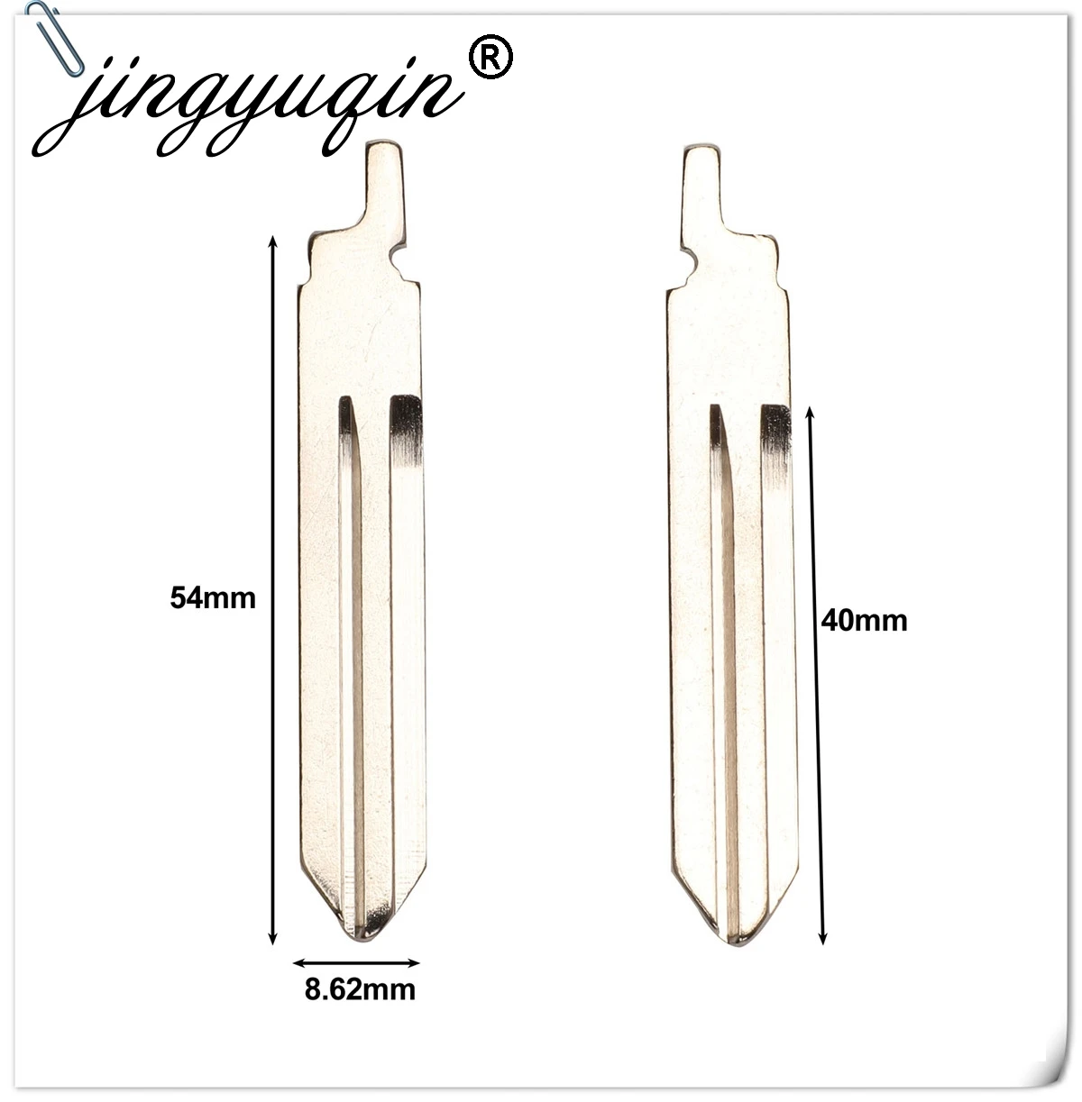 Складной автомобильный пустое лезвие ключа jingyuqin #06 #22 #49 #48 для A33 Tiida Teana Livina Sunny Duke