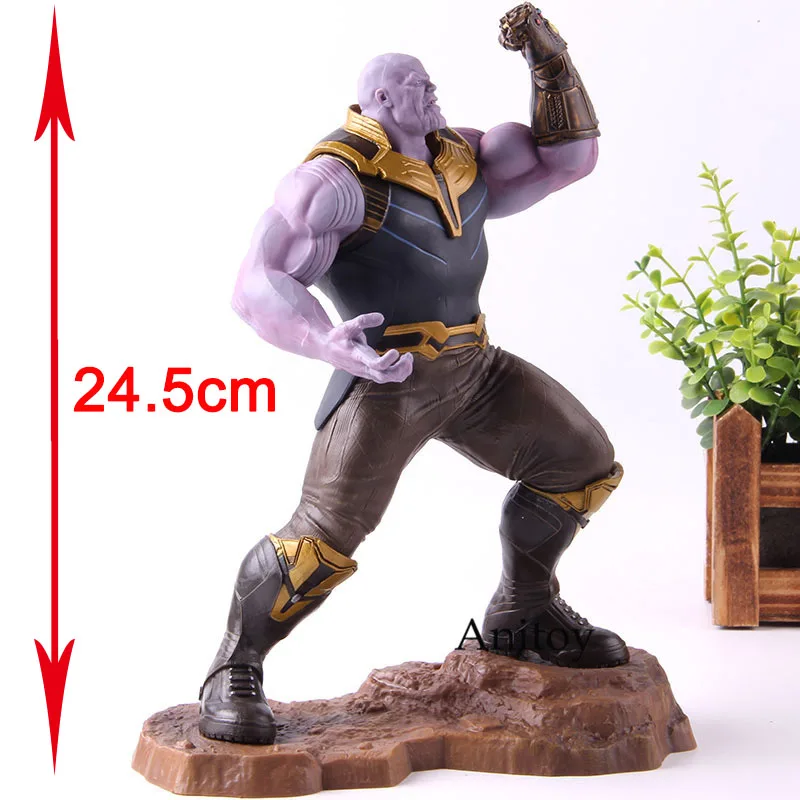 Мстители Бесконечность войны Marvel Comics статуя Таноса фигурка 1/10 масштаб предварительно pained фильм танос фигурка Коллекция Модель игрушки