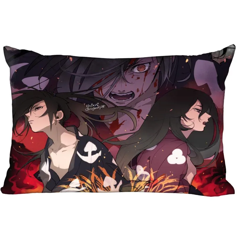 Крутые изготовленные на заказ Подушка Чехол Dororo Стиль Подушка Чехол 35X45 см один сторонами прямоугольного подушки пледы чехол для Спальня - Цвет: 21