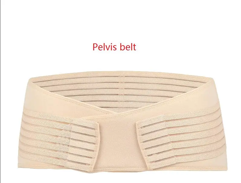 beige pelvis belt 3 в 1 для матерей после родов бандаж после беременности пояс послеродовой живот и таз пояс gaine amincissante ventre - Цвет: beige pelvis belt