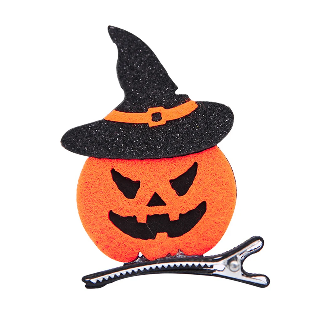6 шт. ткани Хэллоуин маскарад Вечерние Косплэй Заколки для волос тыква летучая