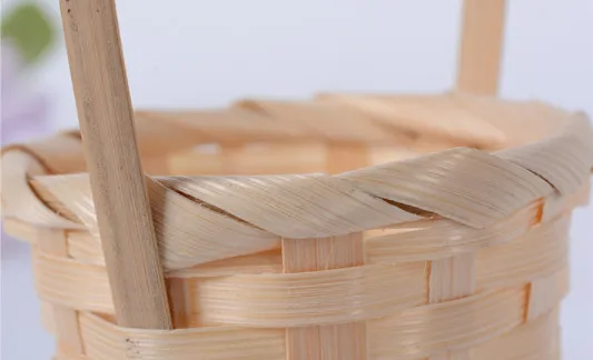 Бамбуковая корзина для украшения дома сделай сам мини бамбуковая ручной работы