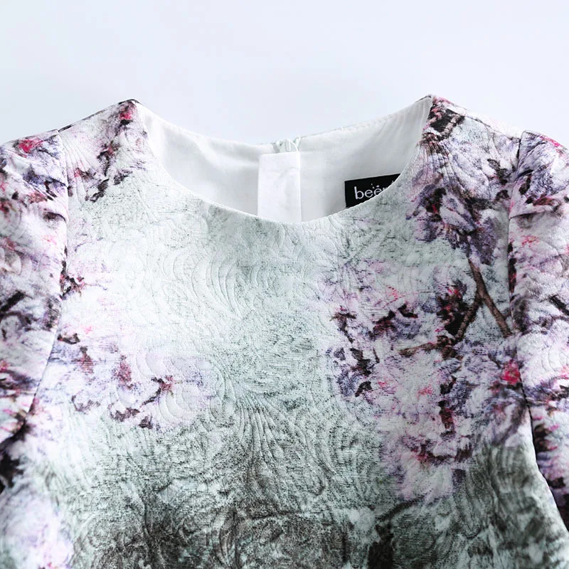 Модное платье для девочек с рисунком чернил Весеннее национальное принцессы