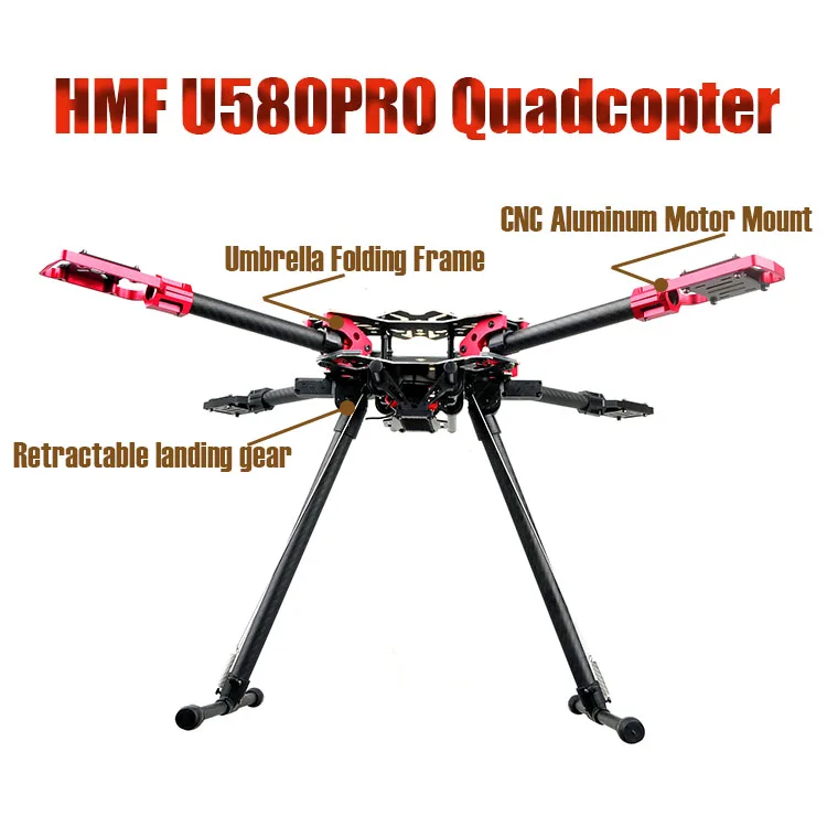 

F16121-4 4X 16mm Folding Connector Assembly for DIY FPV HMF U580 Pro Umbrella Folding Quadcopter Copter Frame