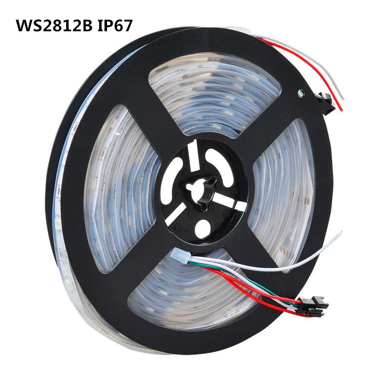 Светодиодный WS2813/WS2812B 30/60/144 светодиодный s симфония шатры с острым носком WS2812B обновления одного кабеля возобновить IP30 IP67