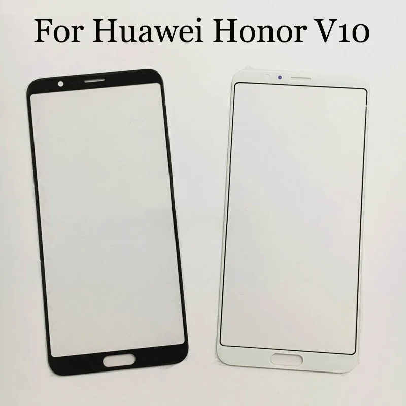 

Для Huawei Honor V10 сенсорный экран для Huawei Honor V 10 BKL-AL20 передняя внешняя сенсорная стеклянная верхняя панель объектива (без дигитайзера)