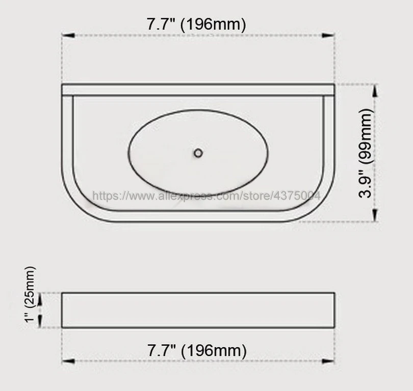 Мыльница полированная Золотая корзина для мыла настенная мыльница Аксессуары