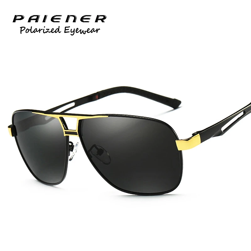 Роскошные брендовые дизайнерские поляризованные солнцезащитные очки PAIENER