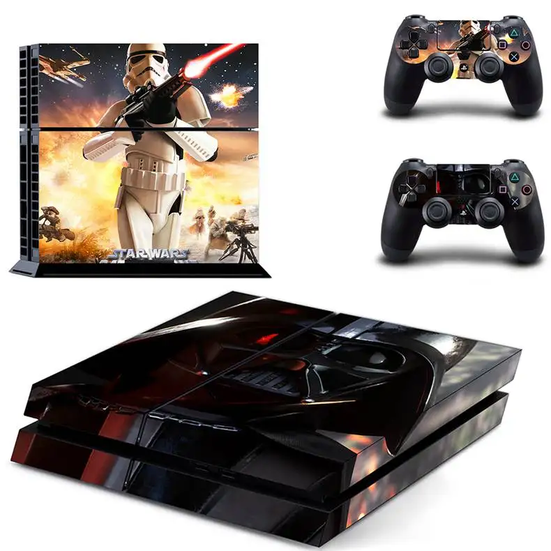 Звездные войны Play Station 4 ps4 наклейка для кожи Sony наклейки консоль и 2 контроллера