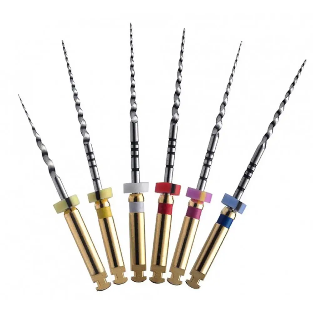 25mm SX-F3 Assorted Стоматологические файлы для корневых каналов Niti Файл 25 мм SX-F3 двигатель стоматологический Эндо роторные эндодонтические файлы стоматологический Эндо двигатель Niti файлы AAA Качество - Цвет: 25mm SX-F3 Assorted