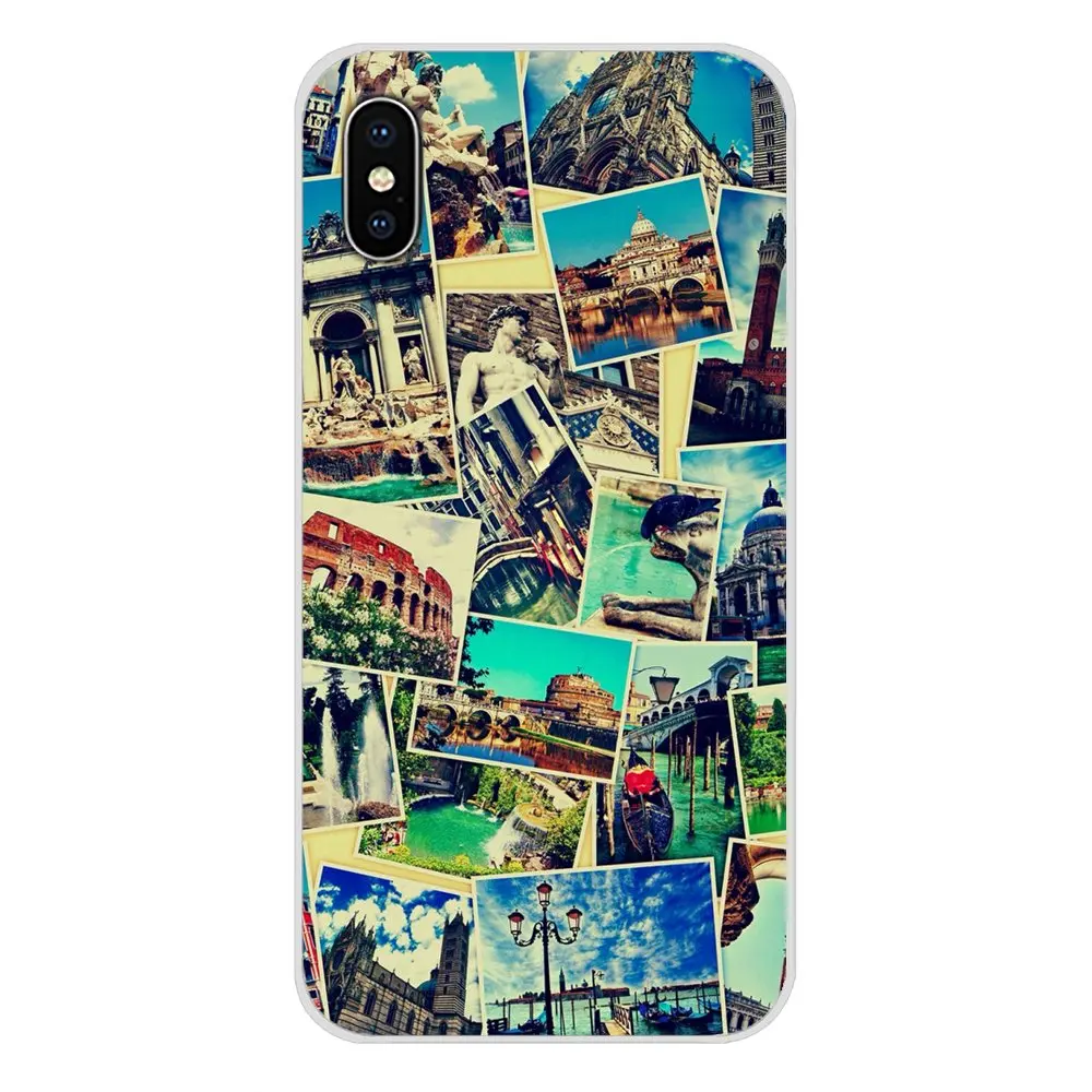 Design Cover Italy Monuments Leaning Tower of Pisa For Huawei Nova 2 3 2i 3i Y6 Y7 Y9 Prime Pro GR3 GR5 2017 2018 2019 Y5II Y6II | Мобильные