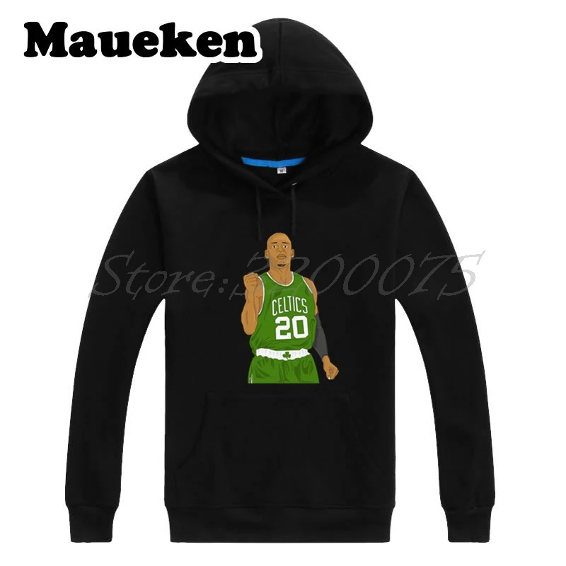 Мужские толстовки с капюшоном Legend #20 34 Walter Ray Allen Jr. В отставке 4 команды 2 чемпионов