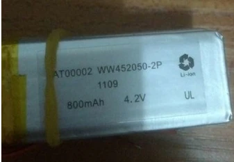 Литий полимерная батарея бесплатная доставка WW452050 2P 800 мАч 4 2 в 3 7 452050 402050 литий