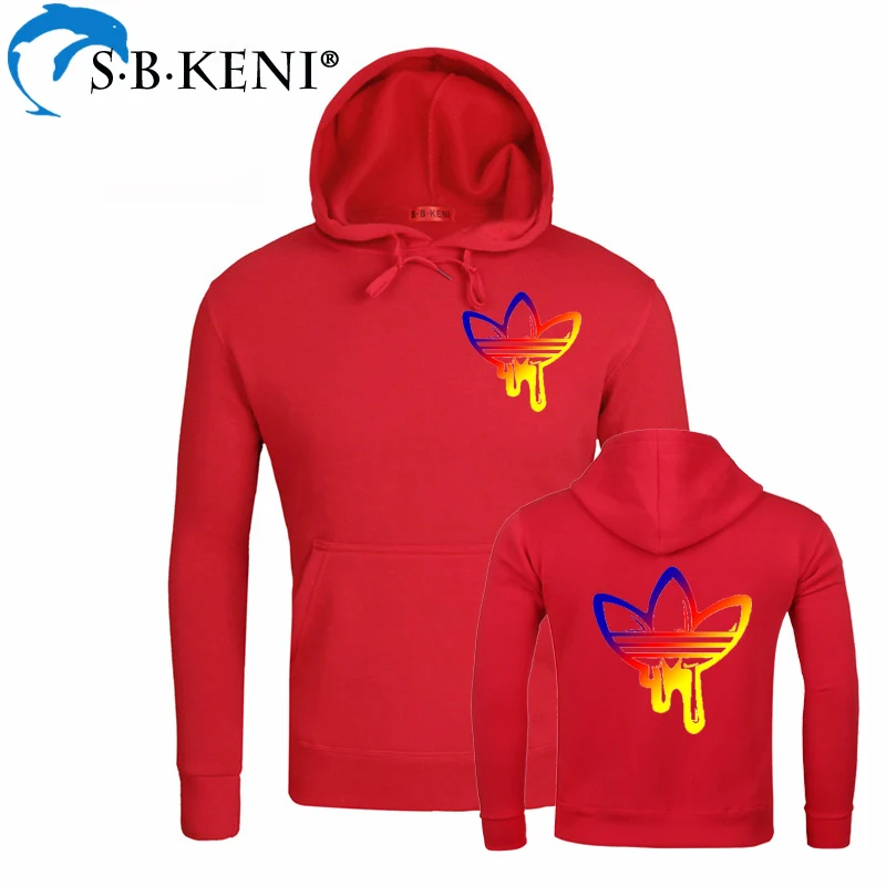 Градиент Цвет Новый 2018 Для мужчин и женщин женская одежда кофты с длинным рукавом