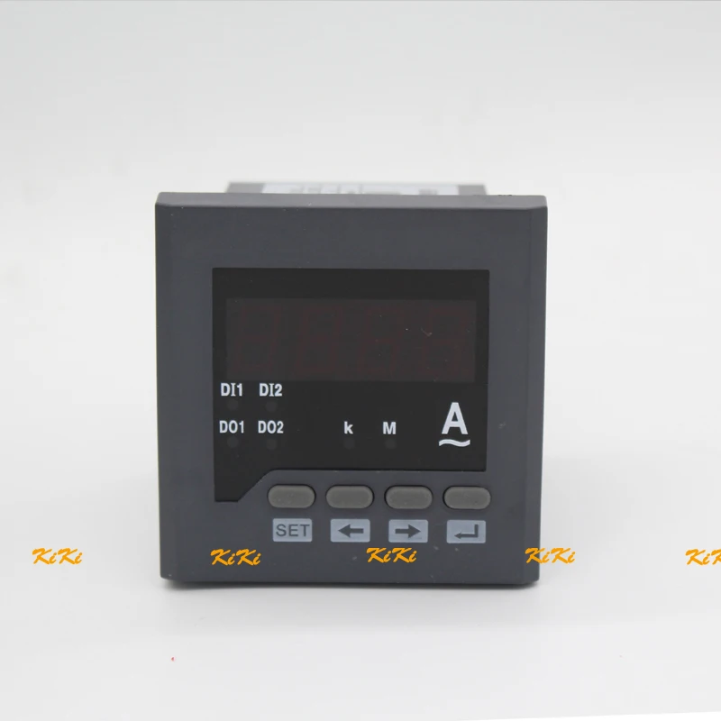 Черный 80*80 мм 0 5A amperemeter цифровой Интеллектуальный AC Ампер метр с RS485 связь Modbus RTU