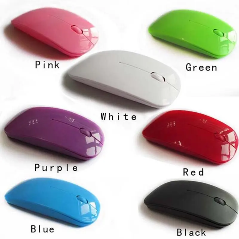 Ультратонкая USB оптическая беспроводная гладкая мышь 2 4 ГГц приемник супер