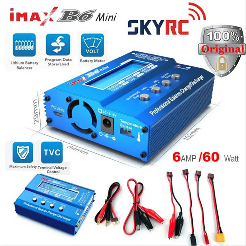 SKYRC оригинальный IMAX B6 Mini цифровой баланс зарядное устройство для RC вертолет