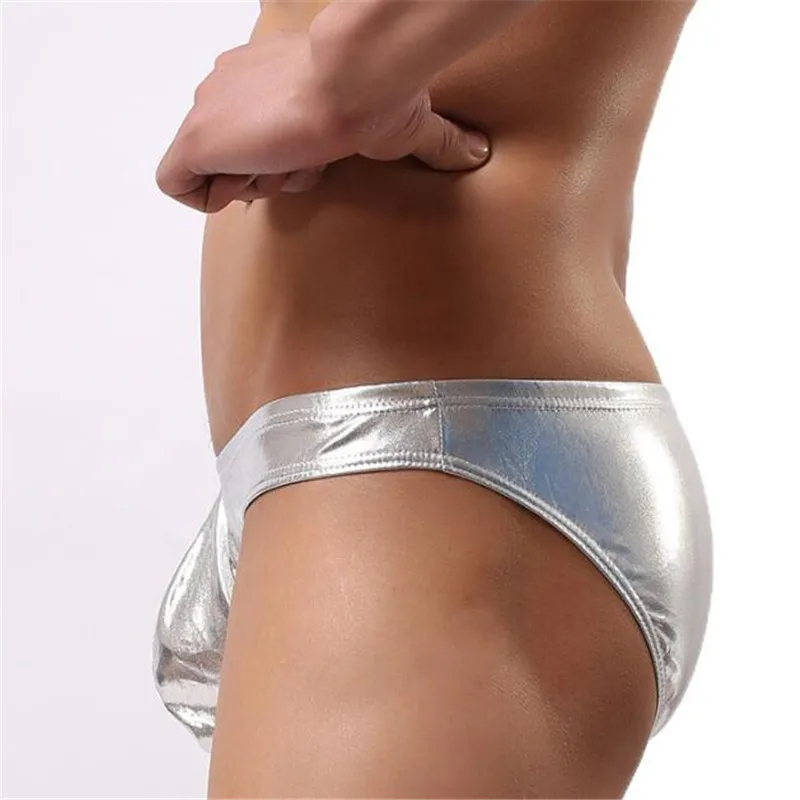 Сексуальные мужские трусы мужское нижнее белье из искусственной кожи белье|mens
