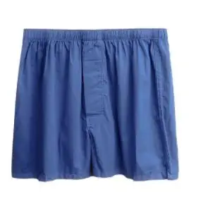 Xiaomi COTTONSMITH мужские хлопковые трусы мягкие трусы-боксеры свободные удобные для кожи домашние шорты для отдыха Нижнее Белье Базовые мужские пижамы - Цвет: blue  L