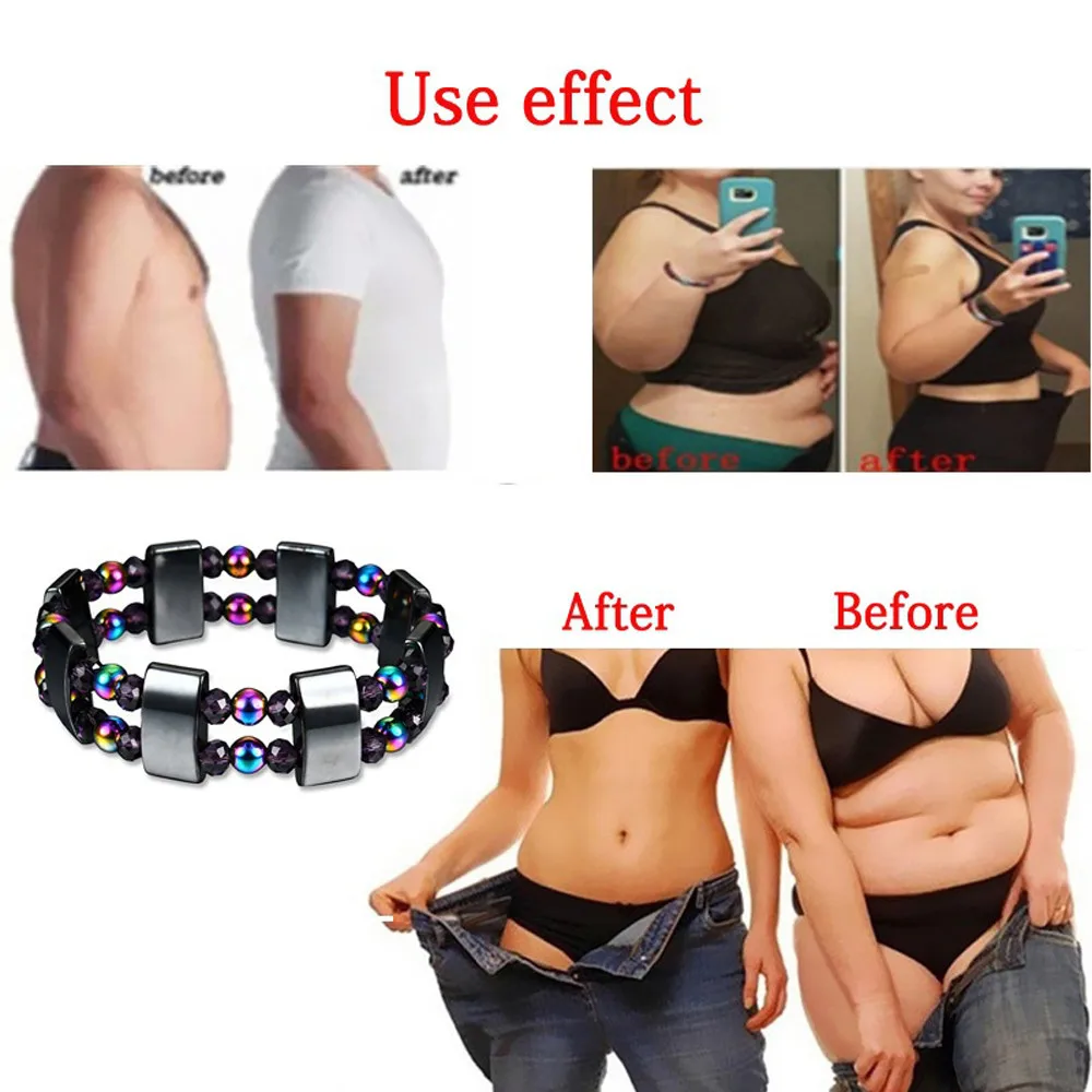 Браслеты магнитные из гематита растягивающиеся бисера для мужчин и женщин 1