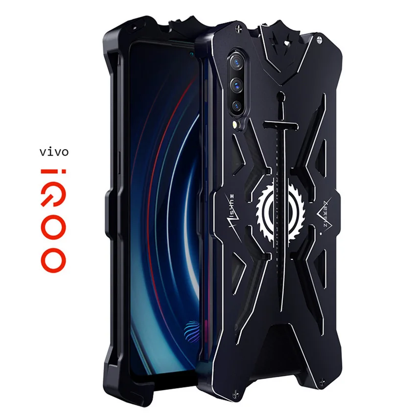 Чехол для VIVO iQOO оригинальный роскошный чехол Zimon Thor сверхпрочный металлический