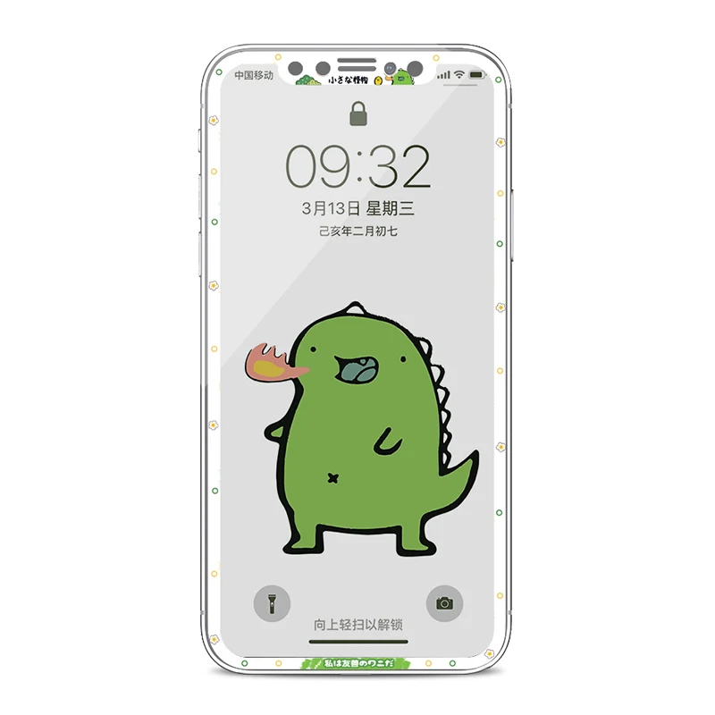 Cinnamoroll Передняя пленка для iPhone 11pro max XS MAX мультяшный Мягкий край закаленное стекло