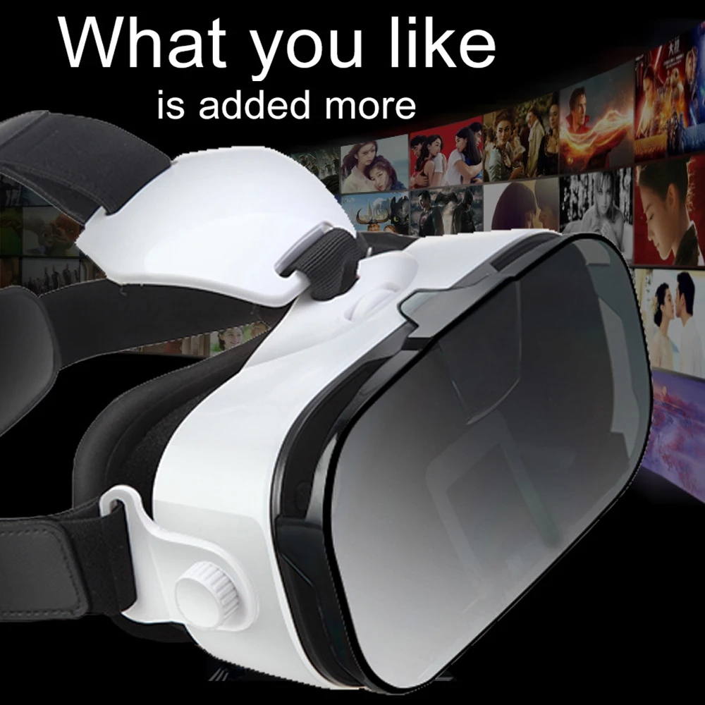 Новое поступление 3D VR очки гарнитура виртуальной реальности для IOS Android microsoft и PC