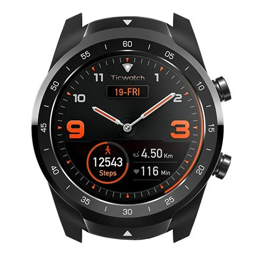 22 мм Миланский ремешок для часов быстросъемный ремешок для Ticwatch Pro/1 46 мм ремешок для часов из нержавеющей стали браслет на запястье черный серебристый