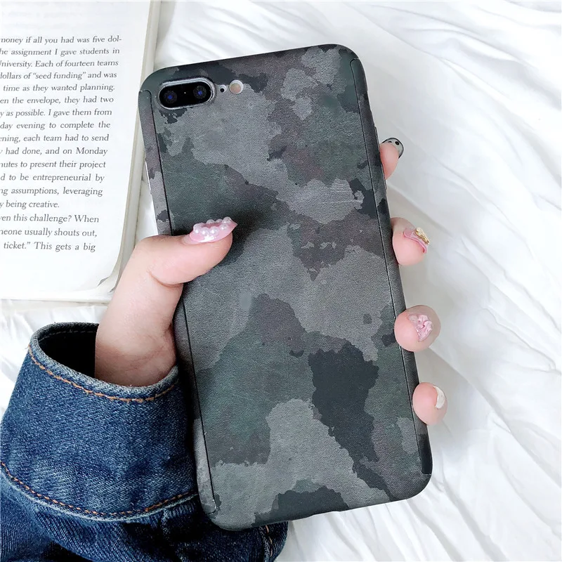 Защитный чехол с полным покрытием 360 градусов для iPhone X XR XS Max 7 8 6 6s Plus 5 фотоблесток