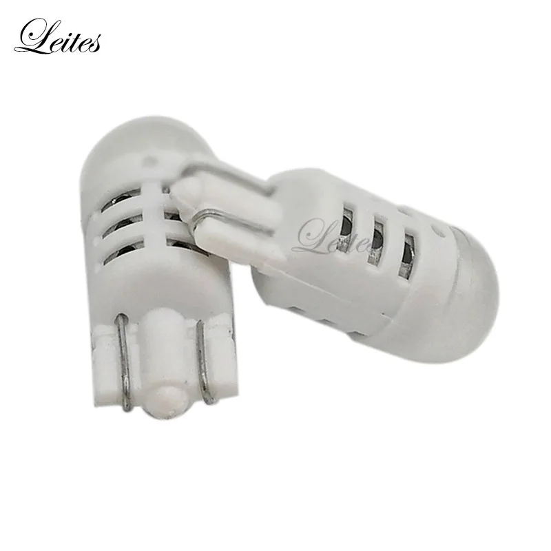 Leite 2x Белый Автомобильный светильник T10 W5W Led клиновидная лампа 3030 1SMD Авто боковой