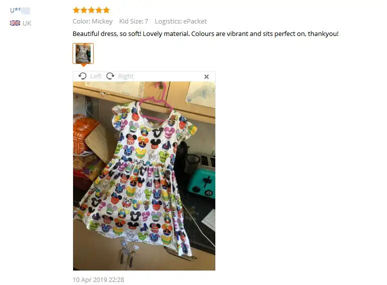 2018 Hot Selling Baby Girls Dresses Summer Clothes Cute Cartoon Mickey Head Printed Milksilk Flutter Sleeve Children Infant Dres | Детская