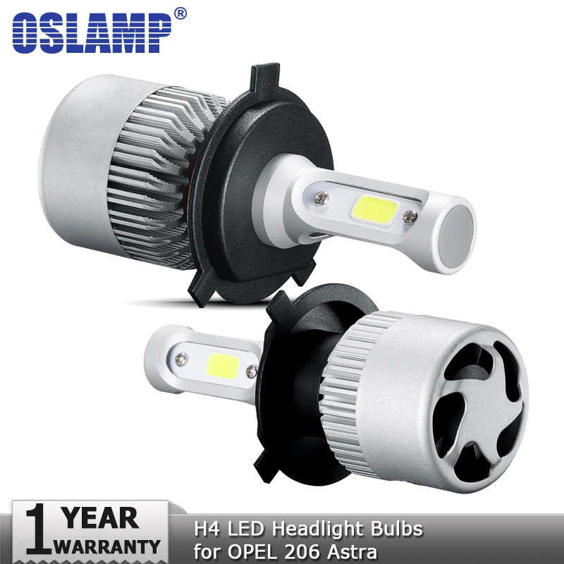 Oslamp H4 светодиодный лампы для передних фар (Подол короче спереди и длиннее сзади)