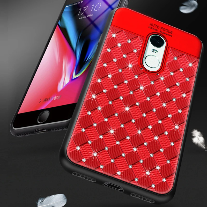 YonLinTan 3D чехол с блестками и бриллиантами для Xiaomi Redmi Note 4 4x x Note4 xiomi Pro на роскошной