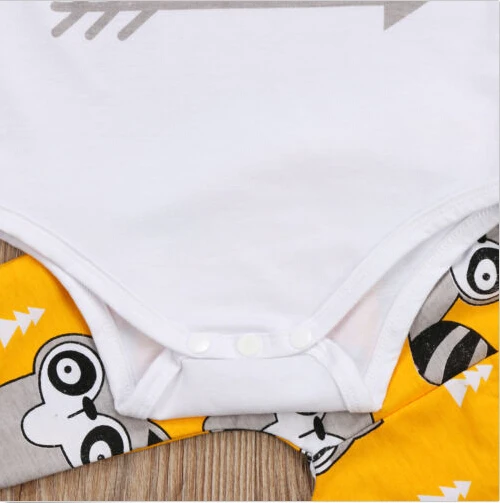 Одежда для маленьких мальчиков комбинезон с короткими рукавами и буквенным