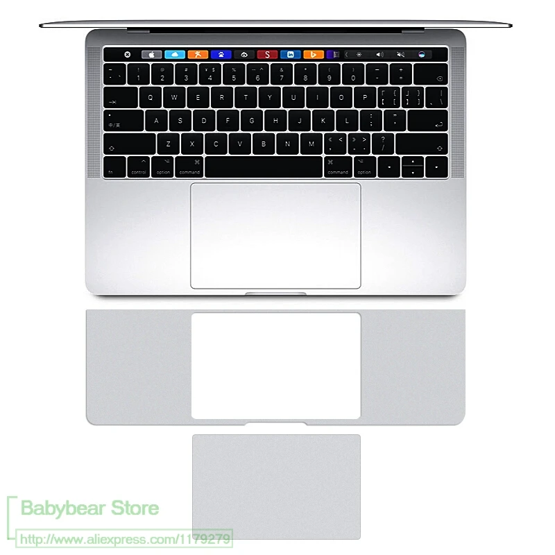 Серый цвет Новый трекпад защита на запястье наклейка для Retina MacBook 12 13 15 Pro с