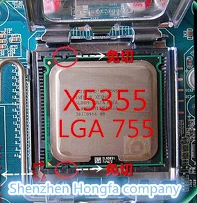 Lntel Xeon X5355 2,66 GHz/8 M/1333 Mhz/cpu равный LGA775 Core 2 Quad Q6600 cpu работает на материнской плате LGA775 без адаптера