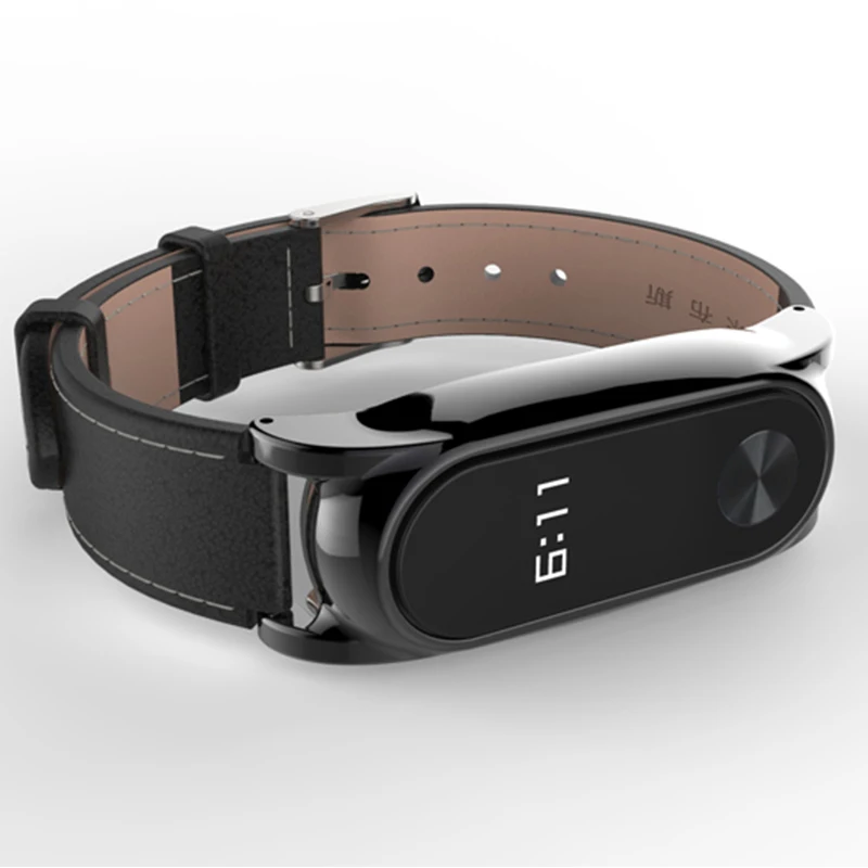 Кожаный ремешок для Xiaomi mi 2 наручных ремешка Безвинтовой браслет mi Band 2 Сменные аксессуары для xio mi band 2