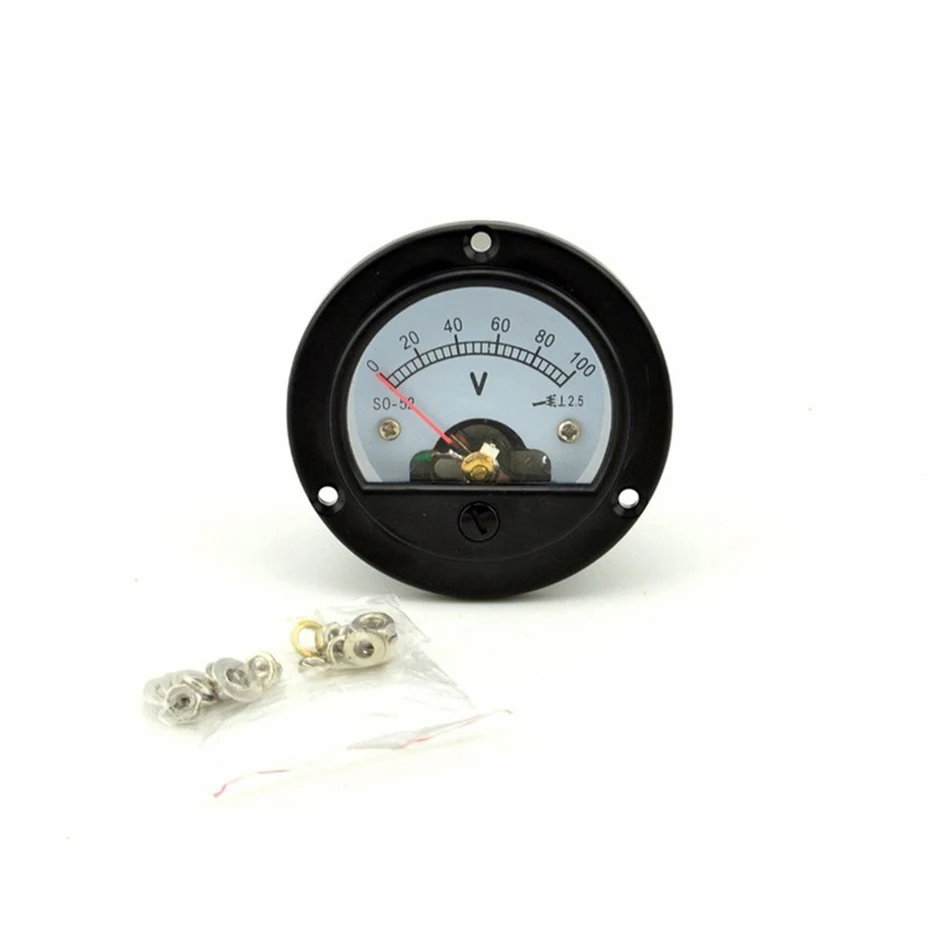Аналоговый вольтметр переменного тока 0 100 в аналоговая панель вольт зарядное