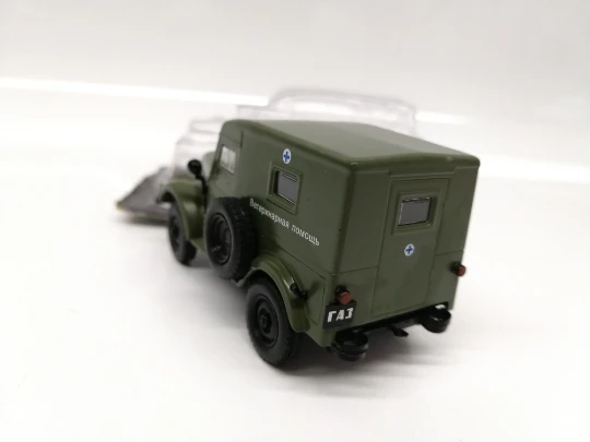 DE A 1:43 русский автомобиль 69 газ зеленый классический сплав модель автомобиля литья под давлением металлические игрушки подарок на день рождения для детей